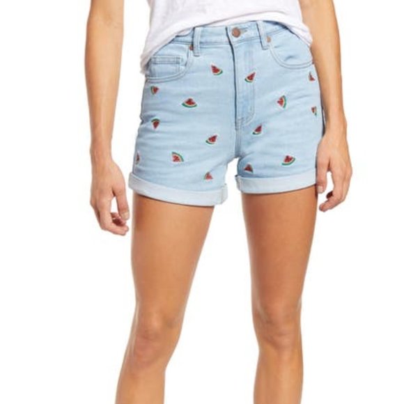 Tinsel Shorts Tinsel Watermelon Mom Shorts Poshmark